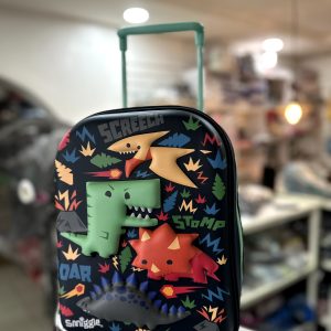 School Bag (green small trolley bag)